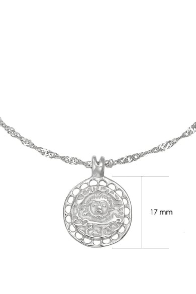 Collier Mr. Sun Argenté Acier inoxydable h5 Image3